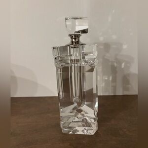 Clear Glass Perfume Bottle